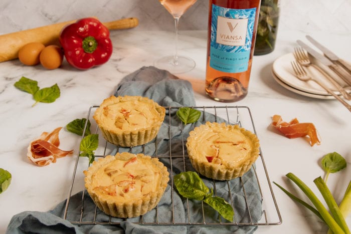 Recipes From Viansa Goat Cheese And Roasted Red Pepper Tart Viansa